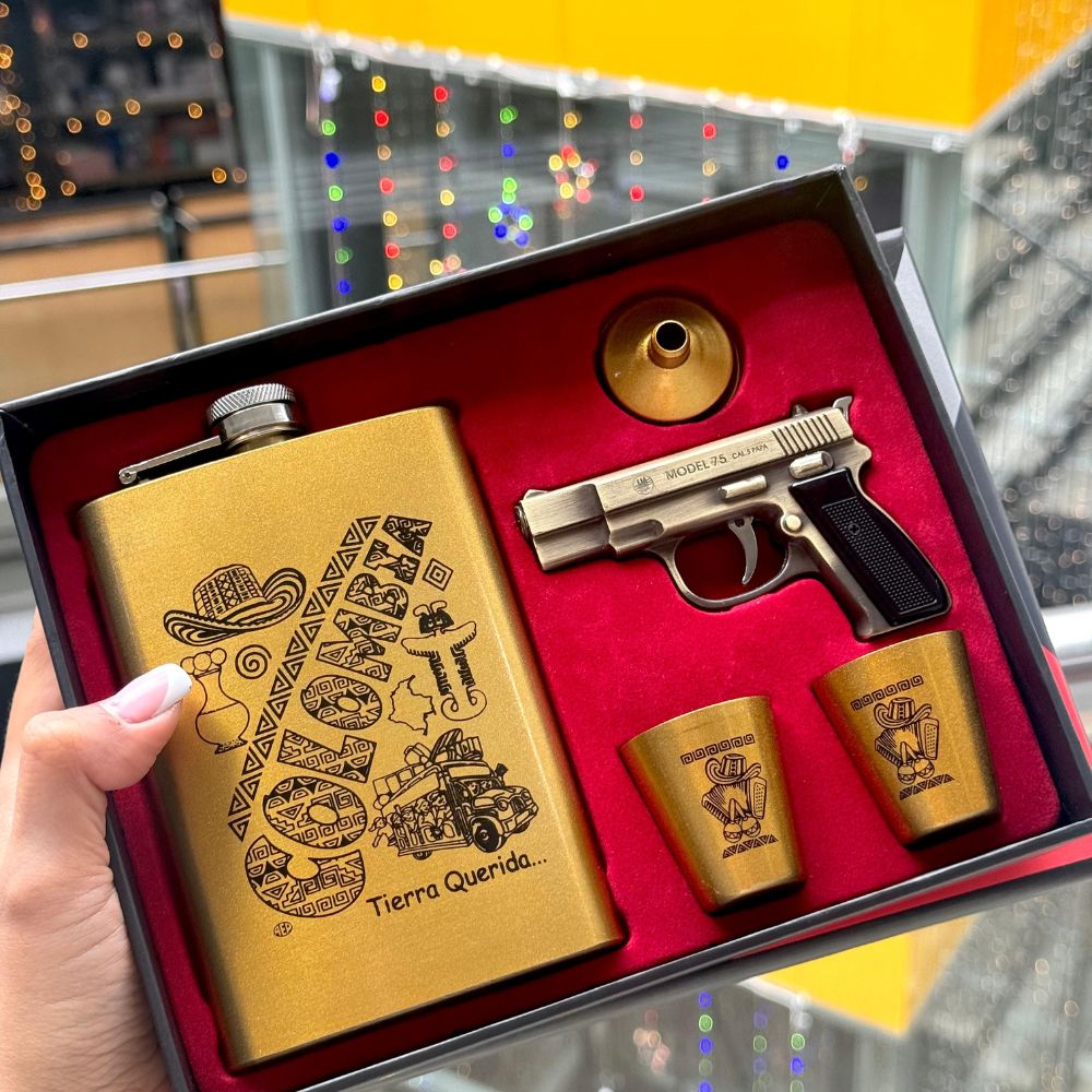 Conjunto Cantimplora Diseño Colombia