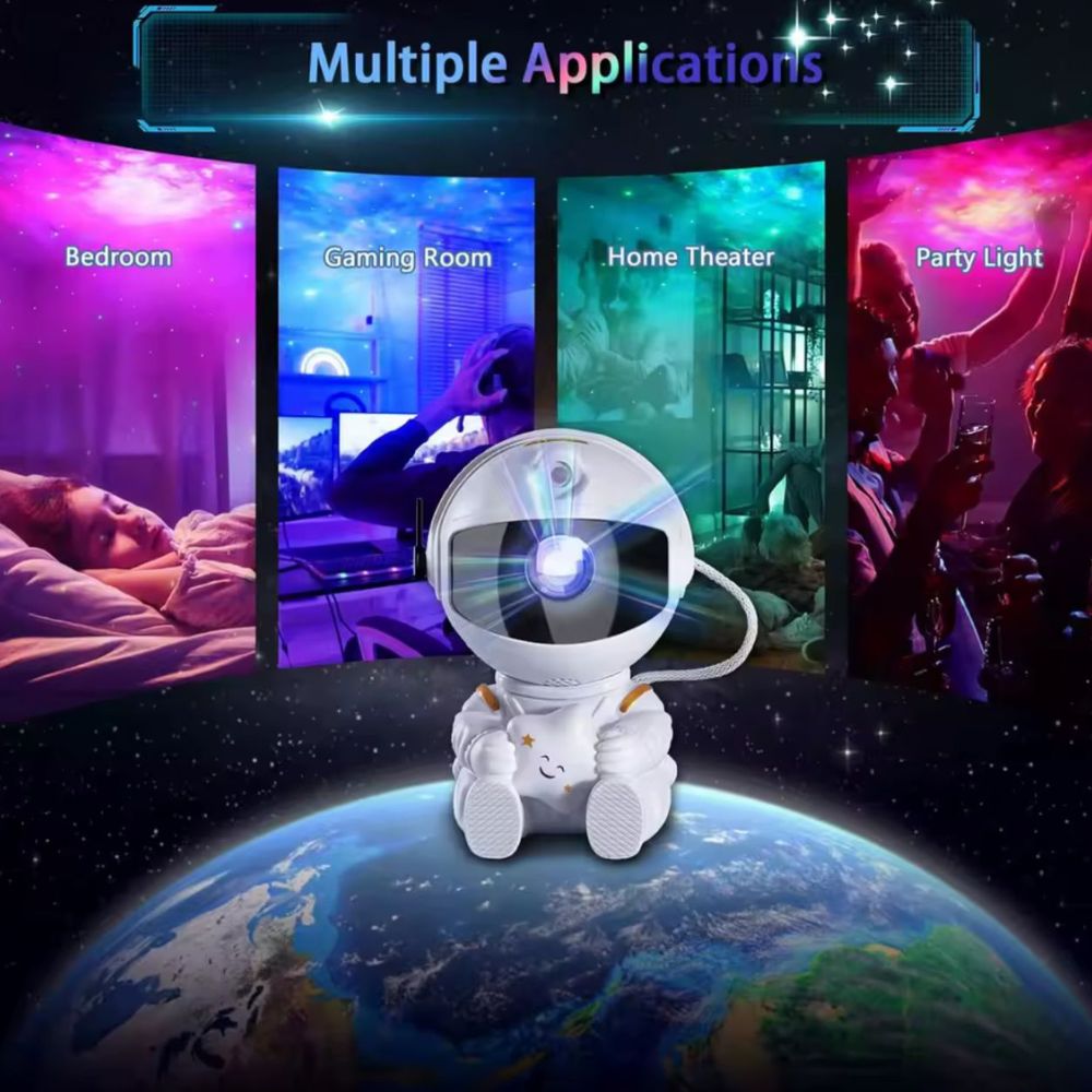 Miniproyector astronauta
