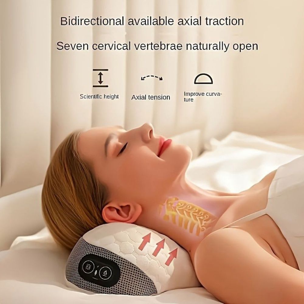 Almohada cervical para el cuello.