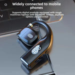 Auriculares Inalámbricos con Ganchos para Las Orejas - Auriculares Inalámbricos con Diseño De Gancho para La Oreja - Pantalla De Batería Resistentes Al Agua Y Al Sudor para Deporte Natación