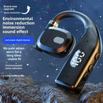 Auriculares Inalámbricos con Ganchos para Las Orejas - Auriculares Inalámbricos con Diseño De Gancho para La Oreja - Pantalla De Batería Resistentes Al Agua Y Al Sudor para Deporte Natación