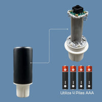 Batidor Mezclador Automático Portátil Para Cocina Gris Oscuro