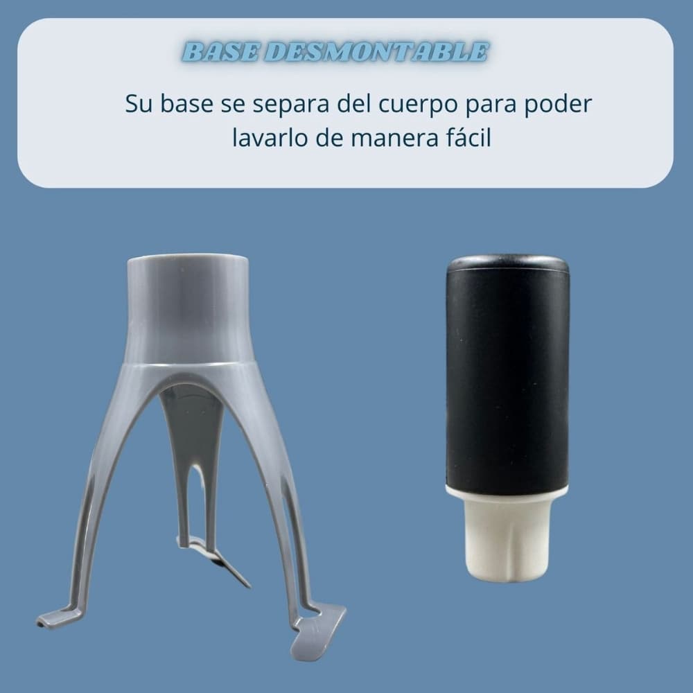 Batidor Mezclador Automático Portátil Para Cocina Gris Oscuro