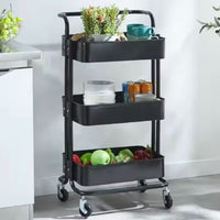 Carro de Almacenamiento 3 Niveles Organizador