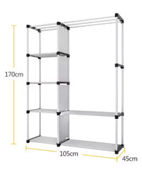 Closet Armario Doble Desarmable Portatil Con Forro