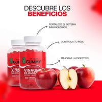 Gomitas Vinagre Manzana Adelgazante Probióticos Reductoras Manzana