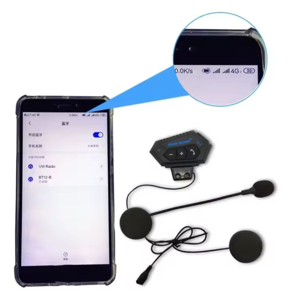 Intercomunicador auricular inalámbrico bluetooth