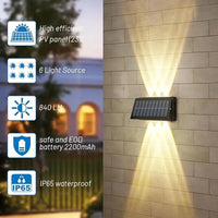 Luces Solares De Pared Para Exteriores Inalámbricas E Impermeables