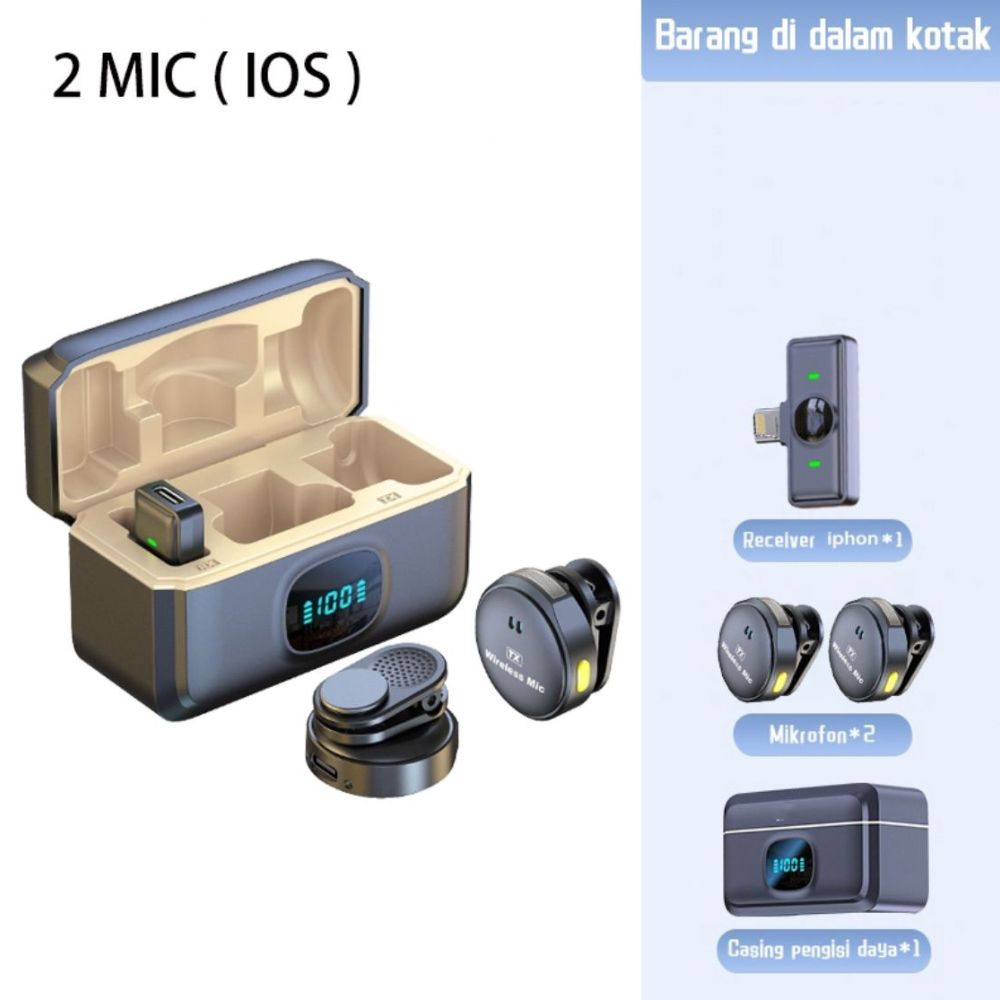 Micrófono Boton Inalámbrico Con Cancelación De Ruido Sx21