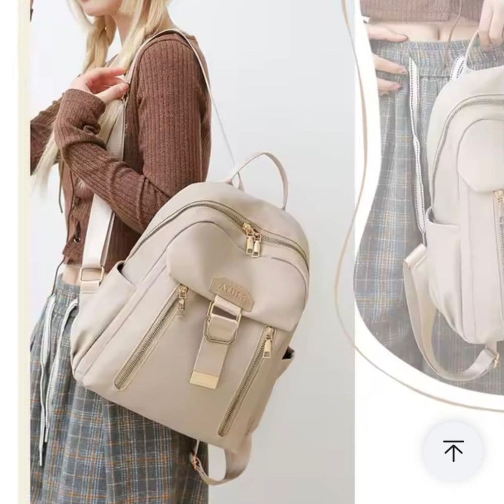 Nueva Mochila para Mujer, Elegante, Ligera y de Gran Capacidad, Perfecta para el Desplazamiento Diario y Uso Multifuncional