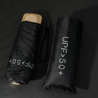 Paraguas Plegable Pequeño para Mujeres, Regalo de Moda, Mini Sombrilla Portátil para Hombres y Niñas, Paraguas de Bolsillo Ideal para Viajes