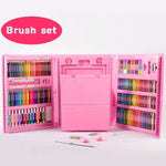 Set de Arte 208 Piezas Niños con Caballete y Estuche 