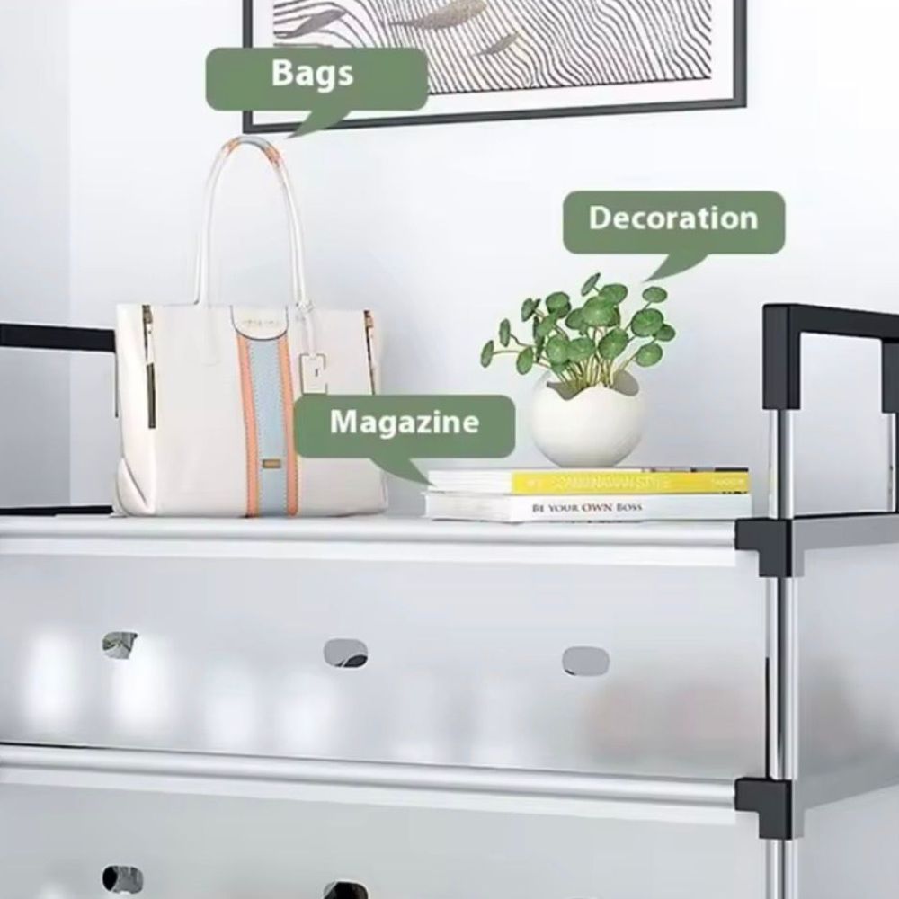 Zapatero 6 y 9 Niveles Con Tapa Anti Polvo