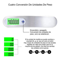 Bascula De Equipaje Balanza Digital Led Portatil 110Lb 50 Kg