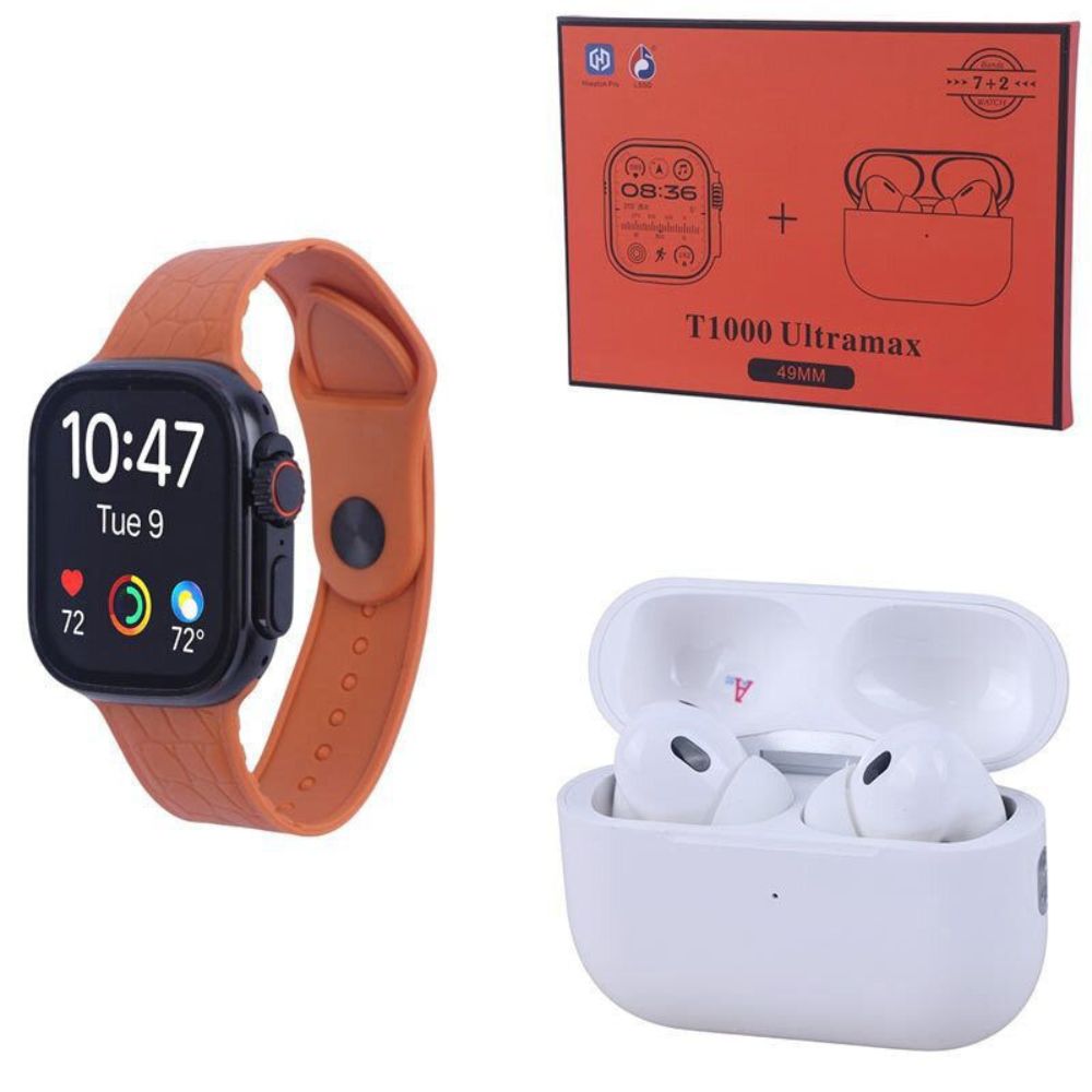 Kit de reloj inteligente smartwach más AirPods