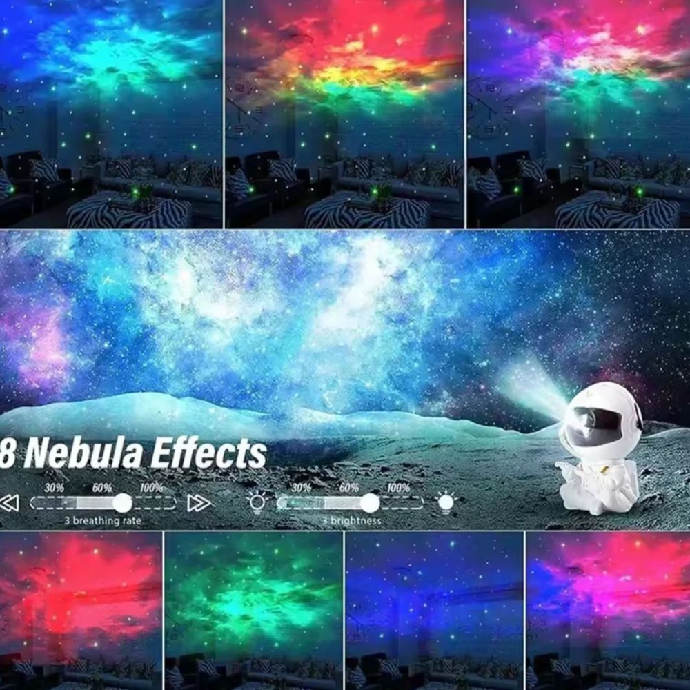 Miniproyector astronauta