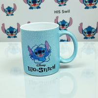 Tazas brillantes STITCH Y ANGELA