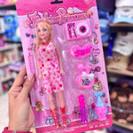 Muñeca con accesorios