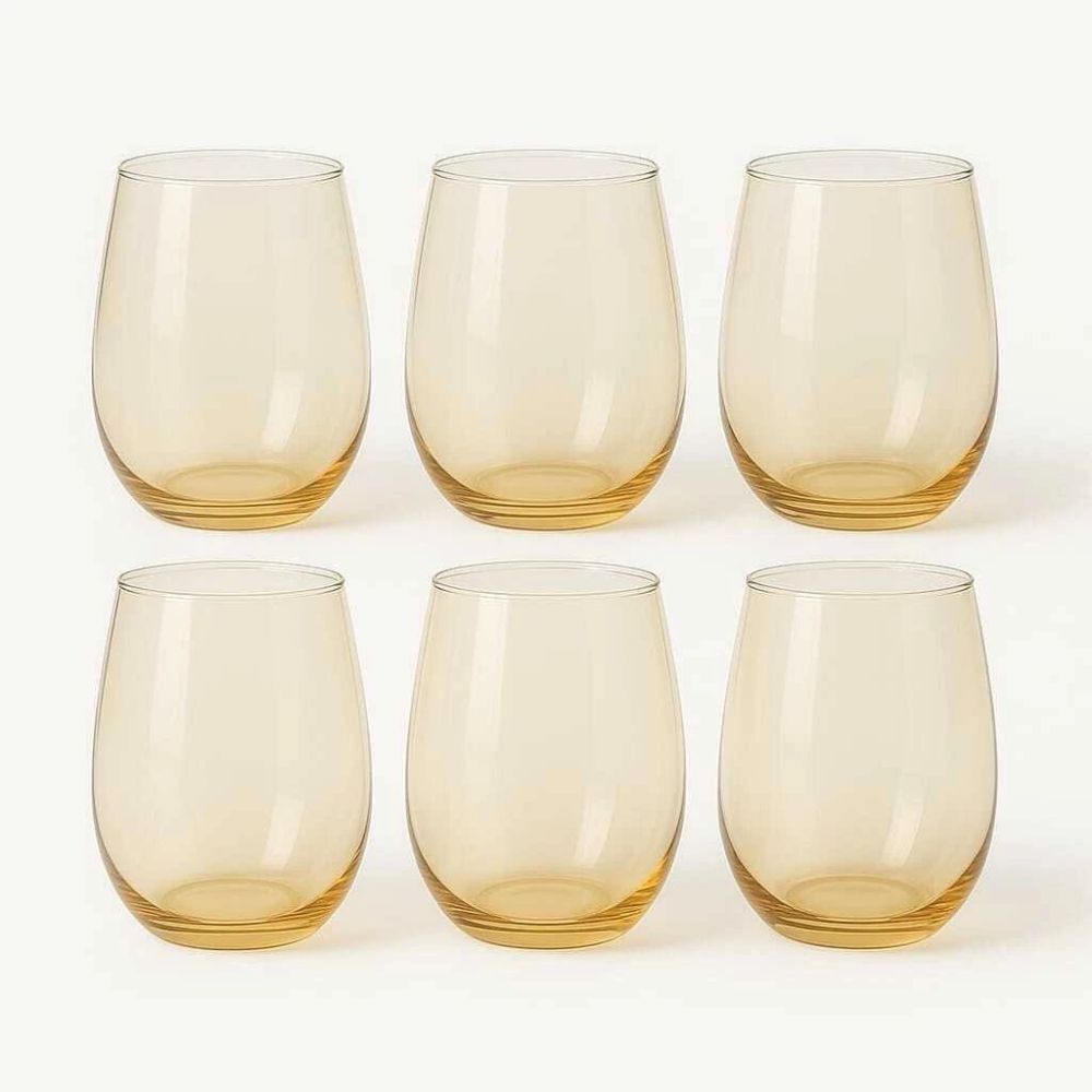 Set x 6 vasos en vidrio