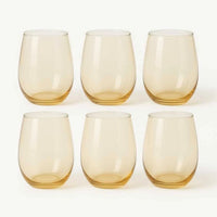 Set x 6 vasos en vidrio